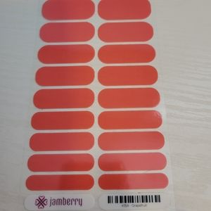 Full Sheet Jam Nail Wraps - Grapefruit